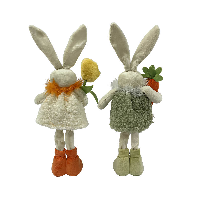 Standing Rabbit Figurine, Set of 2