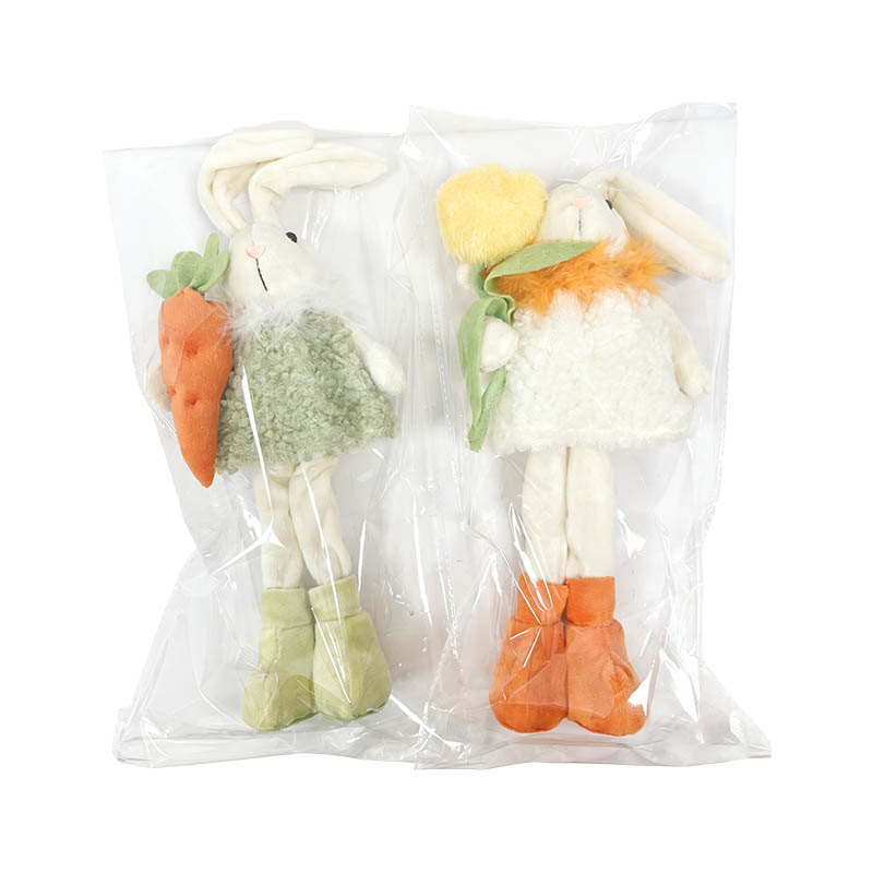 Standing Rabbit Figurine, Set of 2